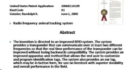 Radio Frequency and Tracking System