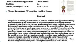 Three-dimensional GPS Assisted Tracking Device