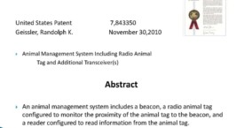 Animal Management System Including Radio Animal Tag and Additional Transceivers