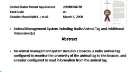Animal Management System Including Radio Animal Tag and Additional Transceivers