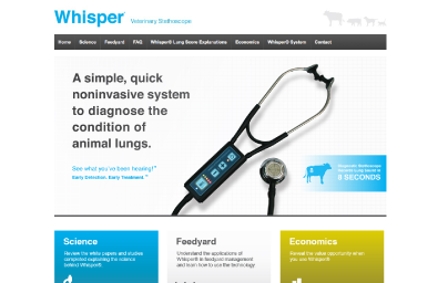 Whisper Veterinary Stethoscope